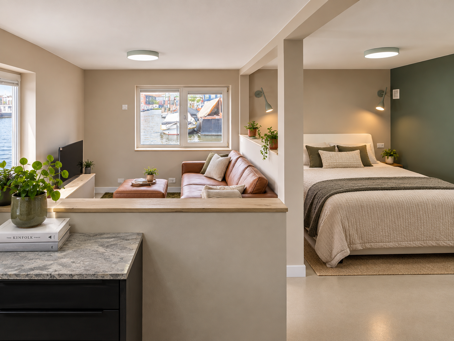 Appartement renovatie met woonruimte en slaapkamer